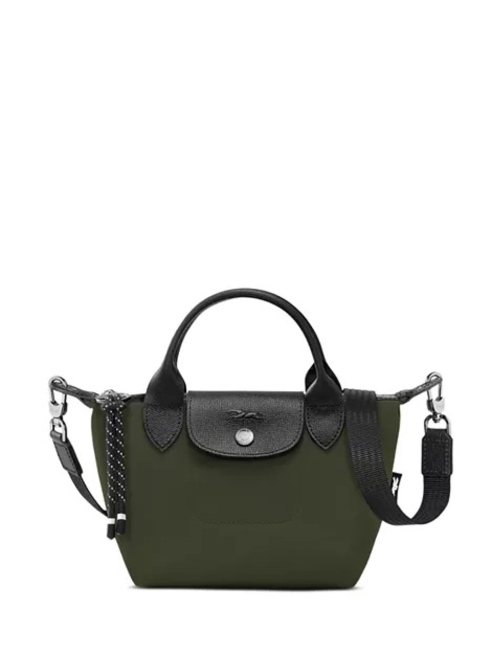 Longchamp Le Pliage Energy XS Crossbody Tote small olive green nwt